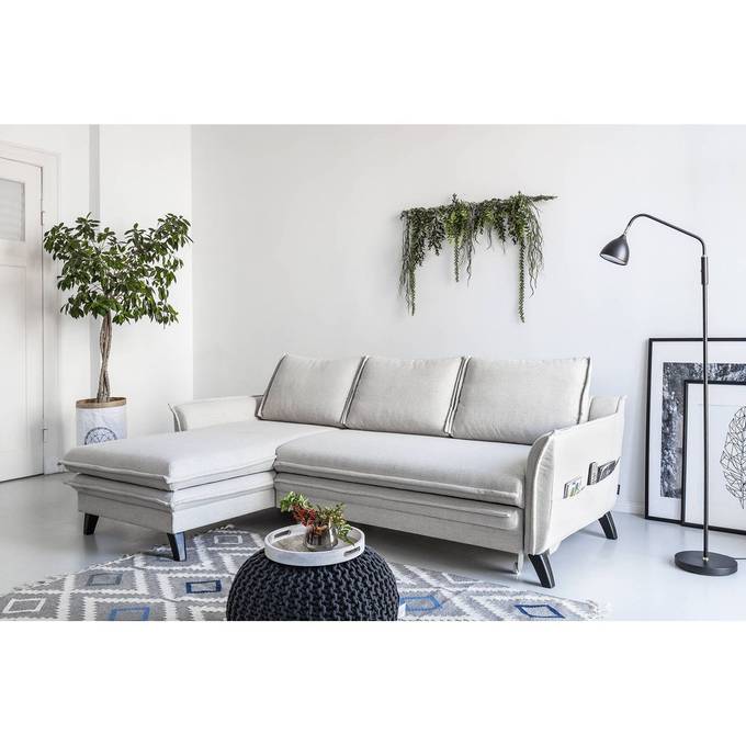 Canapé d’angle gauche convertible 4 places BOHO